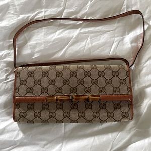 GUCCI GG Bamboo Bar Shoulder Bag
